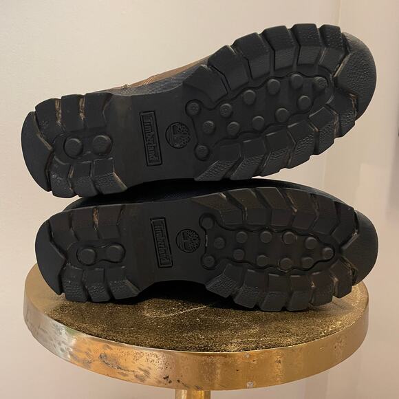 Vintage Timberland Women's 6.5M Hiking Boots | 90s Brown Leather, Thailand Rare - Picture 4 of 12